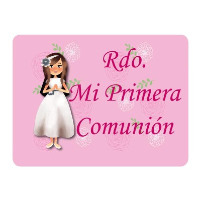 Pliego 56 pegatinas Rdo  Mi Primera Comunión