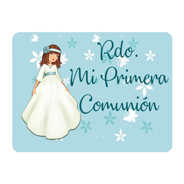 Pliego 56 pegatinas Rdo. Mi Primera Comunión