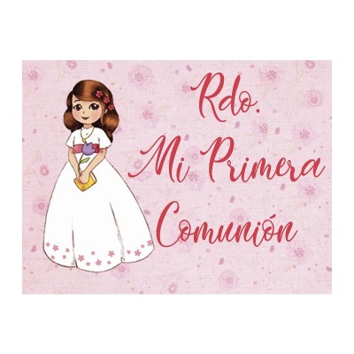 Pliego 56 pegatinas Rdo  Mi Primera Comunión