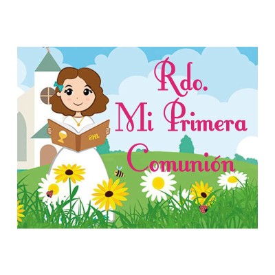 Pliego 56 pegatinas Rdo  Mi Primera Comunión