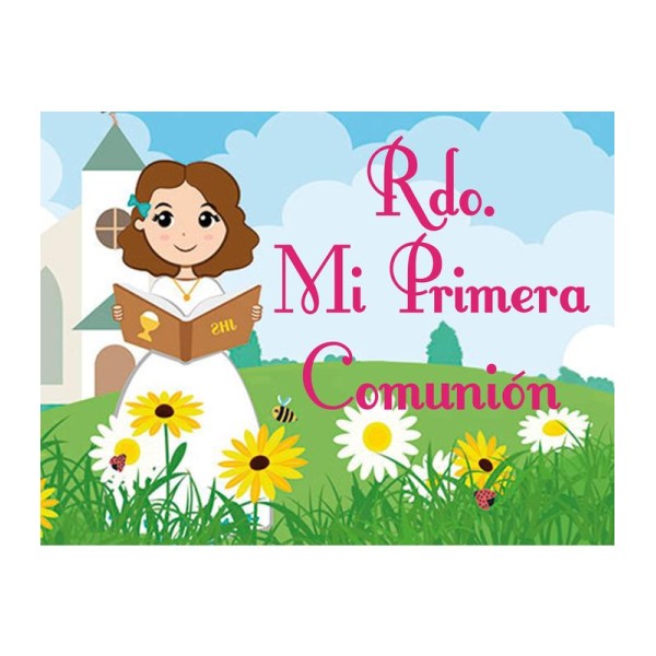 Pliego 56 pegatinas Rdo. Mi Primera Comunión