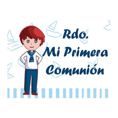 Pliego 56 pegatinas Rdo  Mi Primera Comunión