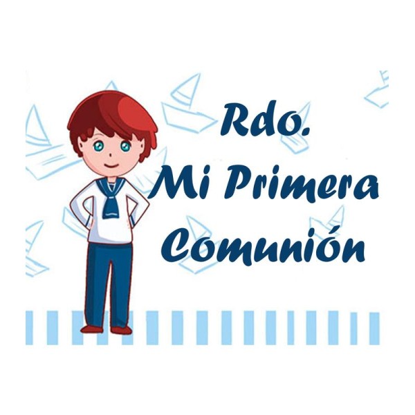 Pliego 56 pegatinas Rdo. Mi Primera Comunión