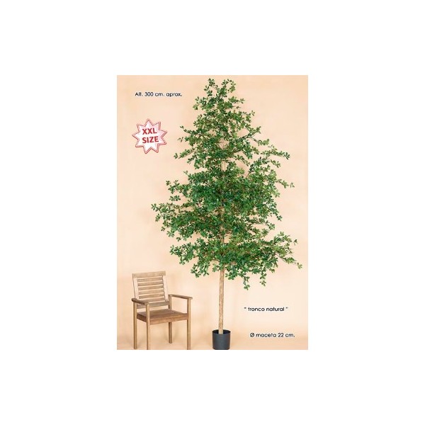 Árbol olivo artificial oriental Alt.300cm.