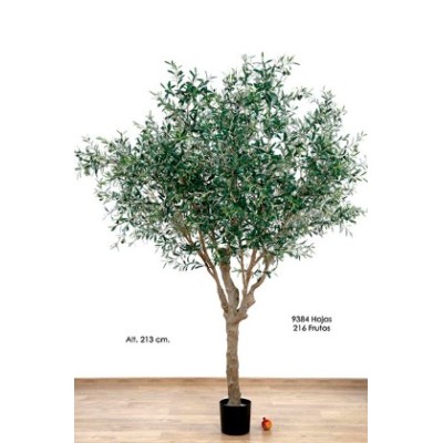 Árbol olivo artificial x 938 hojas Alt 213cm 