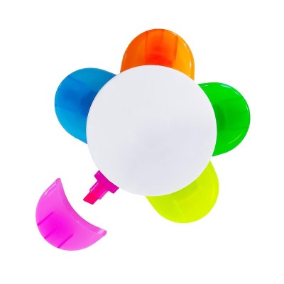 Rotulador flor multicolor