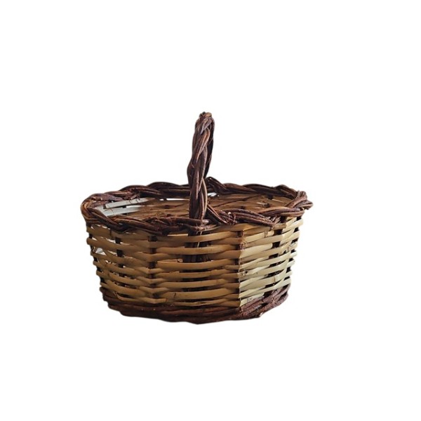 Alquiler cesta oval 1 asa caña payes 25 x 20 x 12 x 22cm