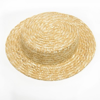 Sombrero canotier niño paja copa 5cm ala 5cm t 51 natural