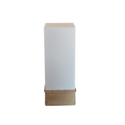 Alquiler columna madera beig 30x30x100cm