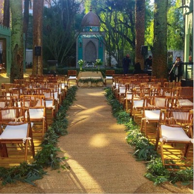 Alquiler alfombra esparto machacado 100x1000cm