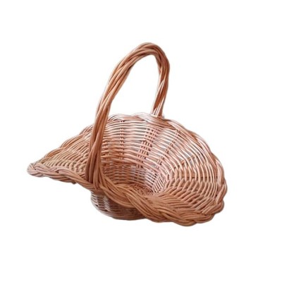 Alquiler cesta violetera 1 asa mimbre natural