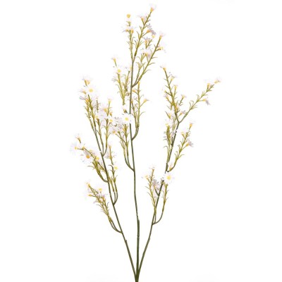 Margarita artificial x 3tallos Alt 61cm blanca