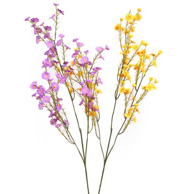 Margarita artificial x 3tallos Alt 61cm amarilla