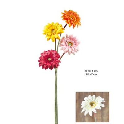 Gerbera mini Alt  47cm Ø 6cm rosa