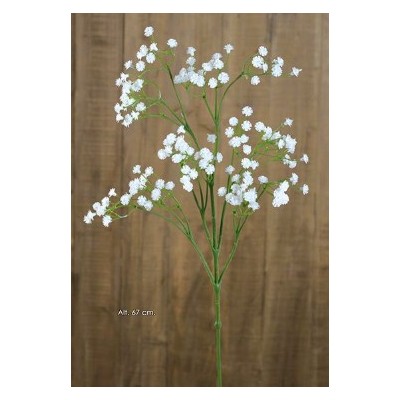 Gypsophila artificial spray x 3 tallos 67cm 162 Fl  blanca