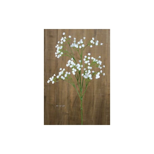 Gypsophila artificial spray x 3 tallos 67cm 162 Fl. blanca