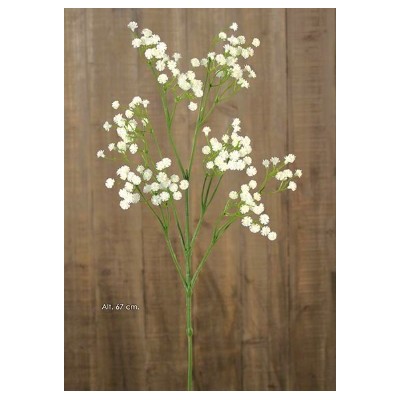 Gypsophila artificial spray x 3 tallos 67cm 162 Fl  crema