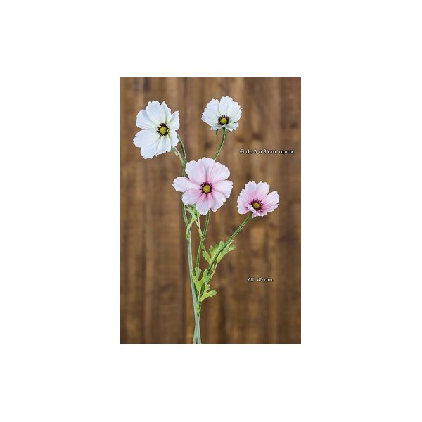 Cosmos x 2 Fl 40cm rosa claro