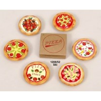 Imán nevera pizza en caja