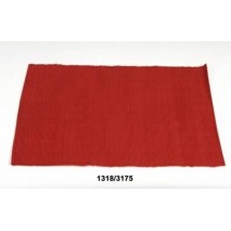 Salvamantel individual tela liso rojo 46 x 36cm