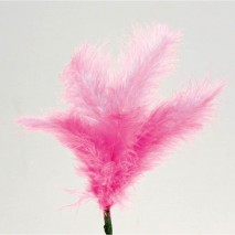 Bolsa plumas small   3 gr rosa