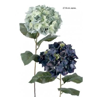 Hortensia x 1 75cm azul