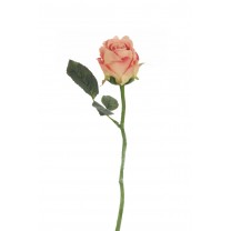 Rosa capullo artificial d.5cm x 32cm rosa