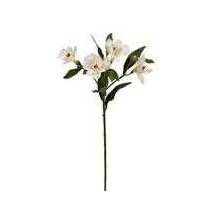 Alstroemeria artificial 4 flores blanca 60cm