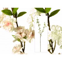 Vara almendro en flor x 2 tela blanco