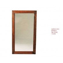 Espejo pared 100 x  60 madera mirall de fusta