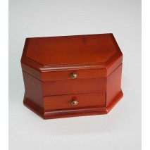 Joyero madera c/cajón 23 x 15 x 12cm