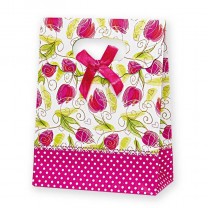 Envase caja cartucho rectangular 16 x 12,5x6cmcm flores/lunares surtido