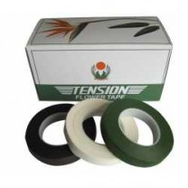 Rollo cinta tape Tensión 13 mm de ancho x 27,5 m de largo blanco