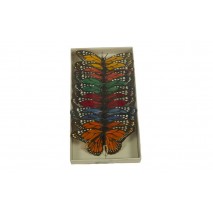 Pick animal mariposas colores 12cm