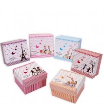 Caja presentación 9 x 8,5 x 5,5 cm surtido