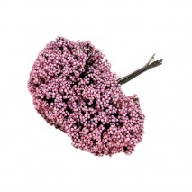 Pomito flor mini papel pistilo rosa