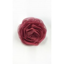 Bouquet alfiler rosa inglesa coral