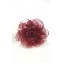 Bouquet alfiler rosa abierta roja