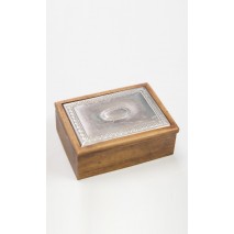 DAMA JOYERO MADERA/PLATA RECTANGULAR 8 X 10-3