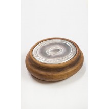 DAMA JOYERO MADERA/PLATA OVALADO 8 X 11-2