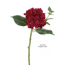 Hortensia x 1 45cm rojo