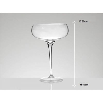 Copa cristal c/pie alto 40 cm 15-518